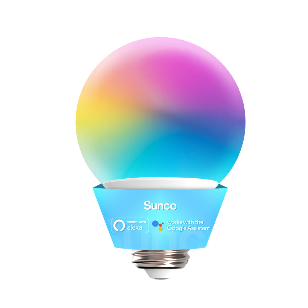 smart grow light bulb G25 LED Smart Bulb, WiFi, 450 Lumens – Sunco Lighting