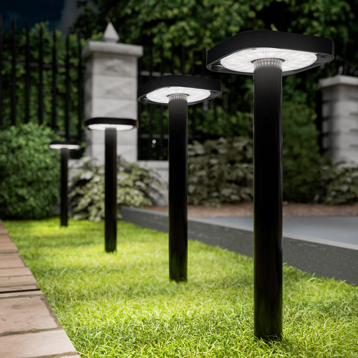 Add elegance to any outdoor space with Sunco's LED Dusk to Dawn Pathway Lights.