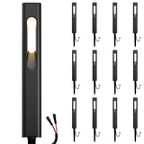 LED Gleam Pathway Light, Black, Low Voltage, 70 Lumens