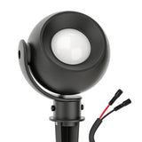 Sunco Orb, Outdoor Ball Spotlight with matte black finish.