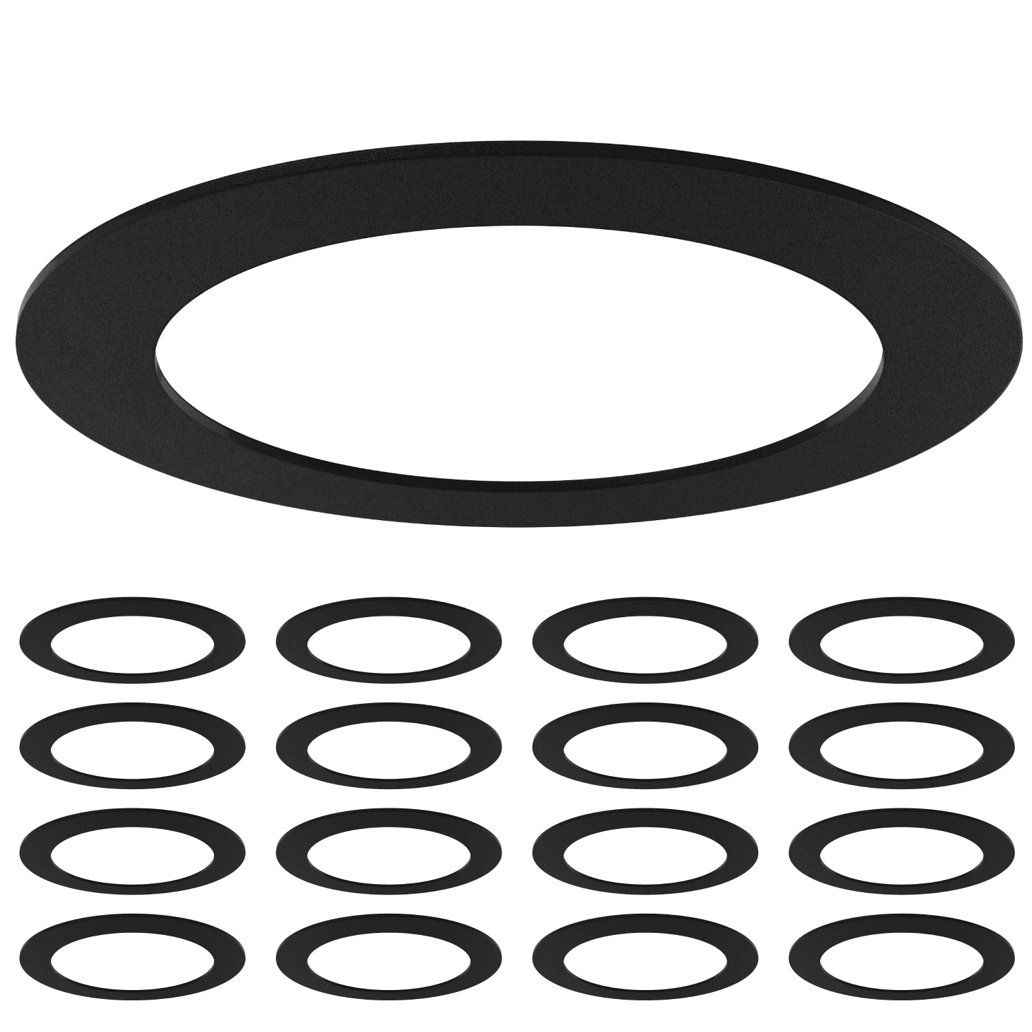 Black Goof Ring for 5/6 Inch Recessed Lights