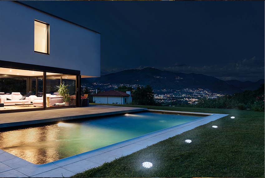 Landscape lighting for residential and commercial spaces