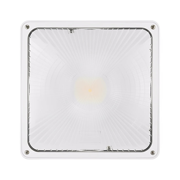 LED Canopy Light, 60W/46W/35W/24W, White, Selectable Wattage & CCT, 8400 Lumens