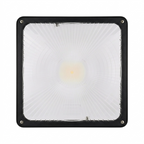 LED Canopy Light, 60W/46W/35W/24W, Black, Selectable Wattage & CCT, 8400 Lumens