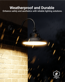 Weatherproof and durable metal frame enhances safety with reliable lighting, even in high winds, rain, snow, and more.
