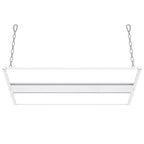 Installation is simple and effortless with durable hanging chains and V hooks.