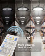 UFO High Bay Microwave Motion Sensor Remote Control