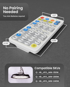 UFO High Bay Microwave Motion Sensor Remote Control