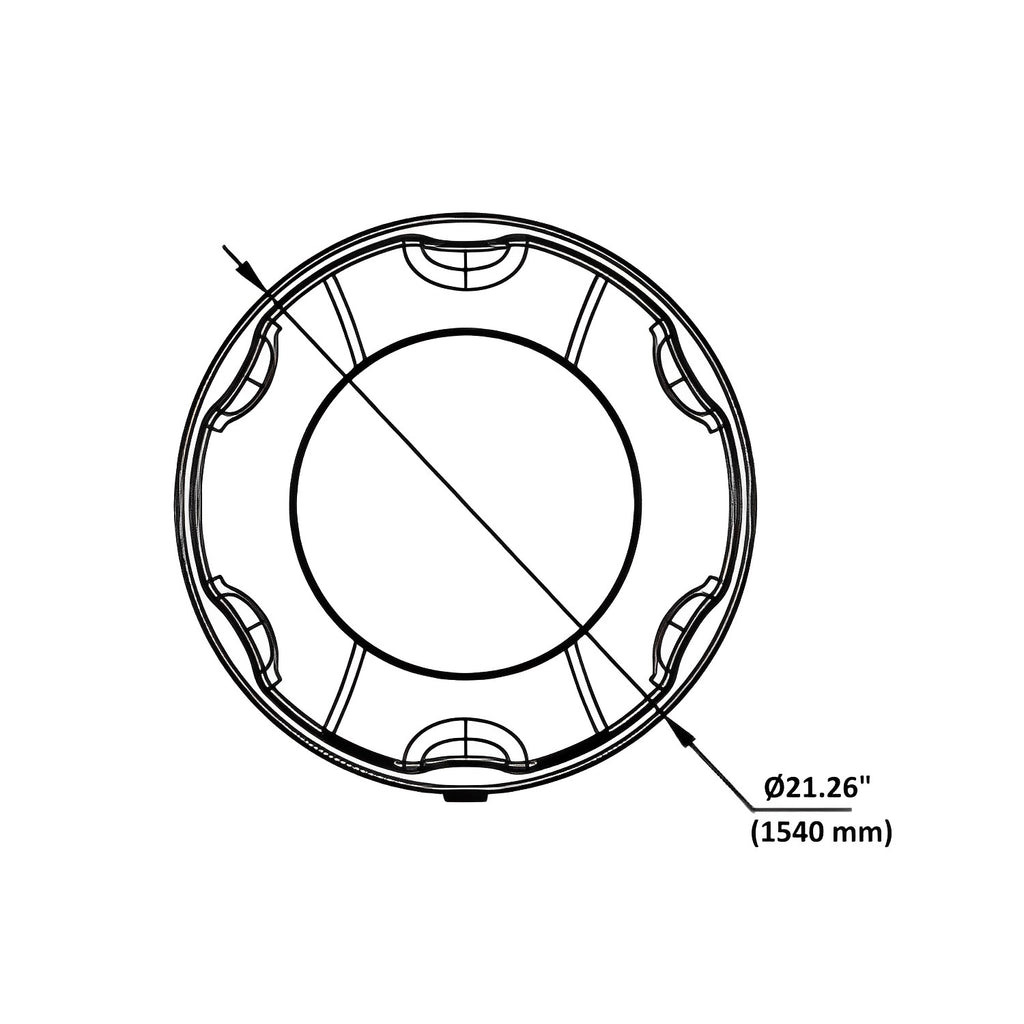 LED River UFO High Bay Bi-Level PIR Sensor