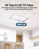 Convert to LED for instant energy savings (up to 85%), 1 LED tube does the job of 2 fluorescent tubes.