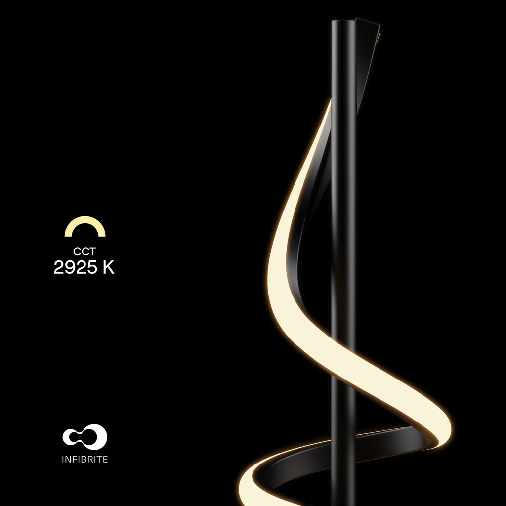 Sculptural Curve LED Table Lamp — supplied product image