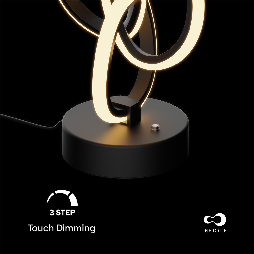 Abstract Art LED Table Lamp — supplied product image