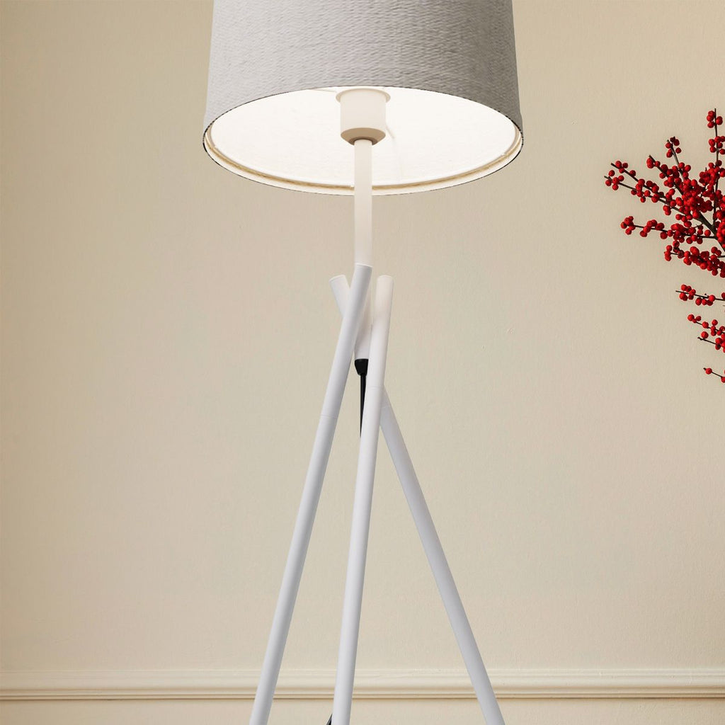 Crossed Legs Table Lamp with Fabric Shade — additional product detail