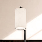 Rectangular Frame Table Lamp with Cylinder Shade — additional product detail