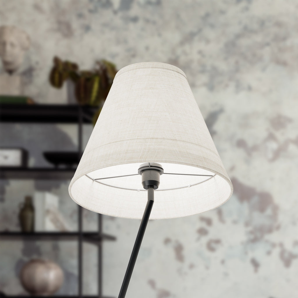 Angular Base Table Lamp with Conical Shade — additional product detail
