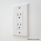 Leviton 15 Amp Tamper Resistant Duplex Receptacle, Outlet, Straight Blade, Grounding - 2 Poles