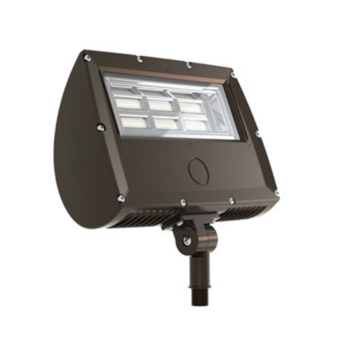 LED Flood Light, Knuckle Mount, Black, 70W, 9100 Lumens