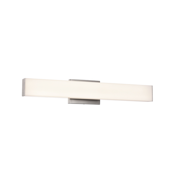 LED Satin Nickel Vanity Light, Relo, Selectable CCT – Sunco Lighting