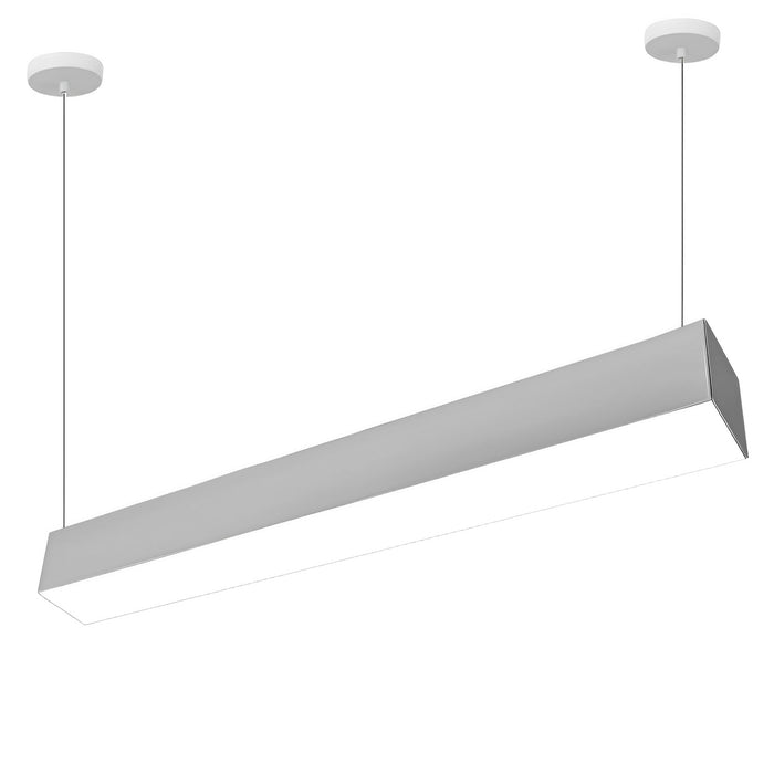 4 ft. Wattage and Color Selectable Architectural LED Linear Fixture - Up/Down Light - 6500 Lumens - White - 40/45/50 Watts - 3500-4000-5000-6000 Kelvin - 100-277 Volt