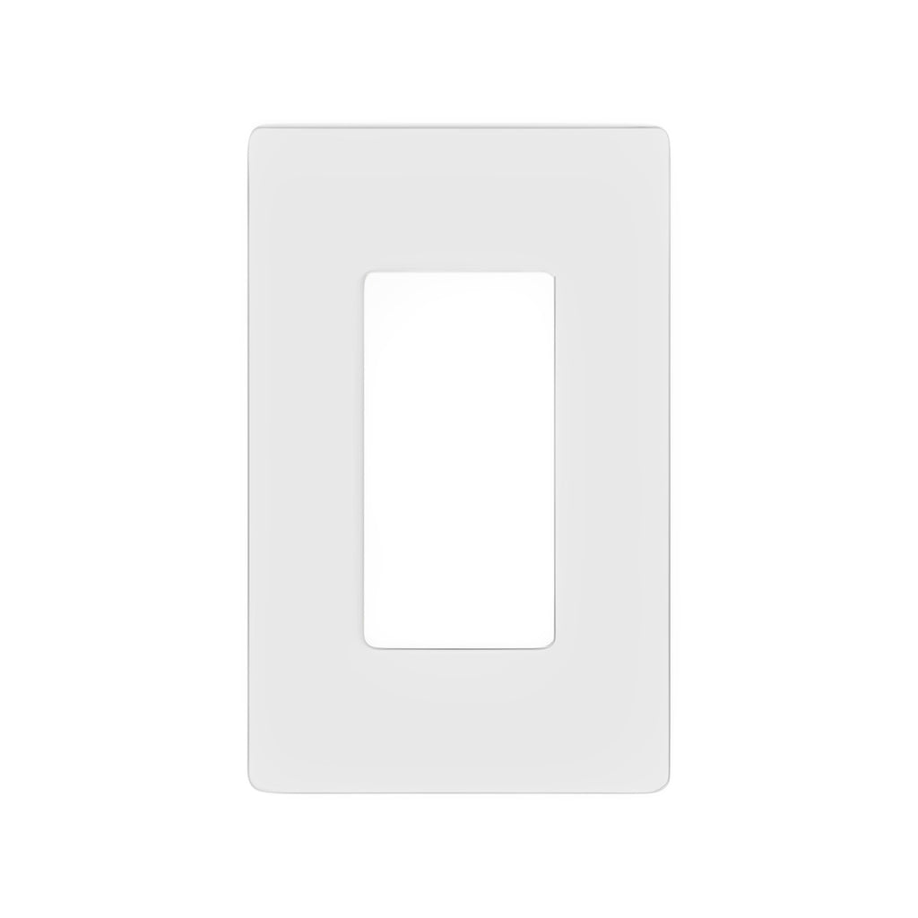 Lutron Claro Multi-Gang Wallplate, Screwless Designer Style, Gloss Finish