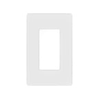Lutron Claro Multi-Gang Wallplate, Screwless Designer Style, Gloss Finish