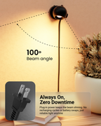LED Black Orb Spotlight, Selectable CCT, 300 Lumens