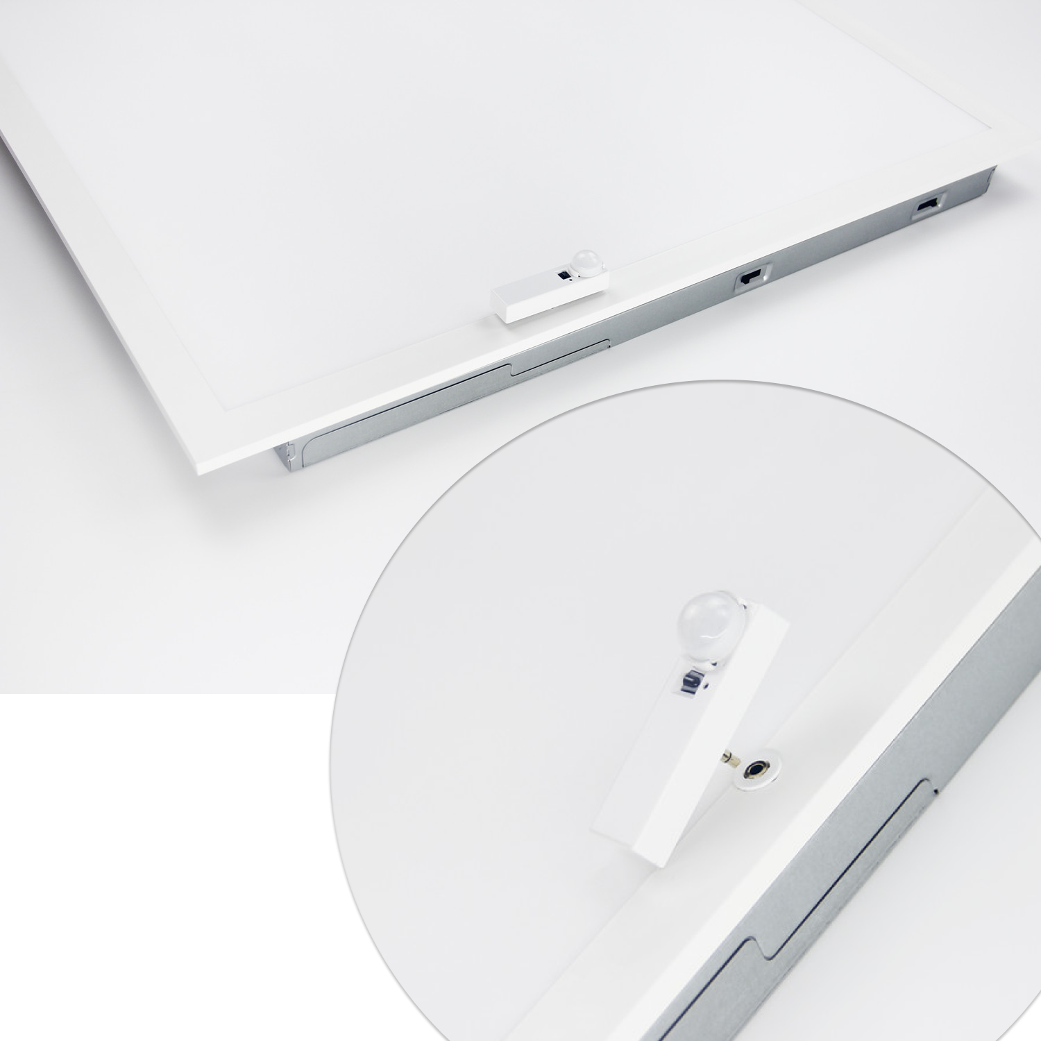 LED Ceiling Panel Light with Battery Backup, 72W/60W/50W/40W/30W, 2x4, 9000 Lumens (Sensor Receptacle)