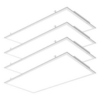 LED Ceiling Panel Light with Sensor Receptacle, 72W/60W/50W/40W/30W, 2x4, 9000 Lumens