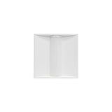 LED Center Basket Troffer with Motion Sensor Receptacle, 40W/30W/25W/20W/15W, 2x2, Selectable Wattage & CCT, 5200 Lumens