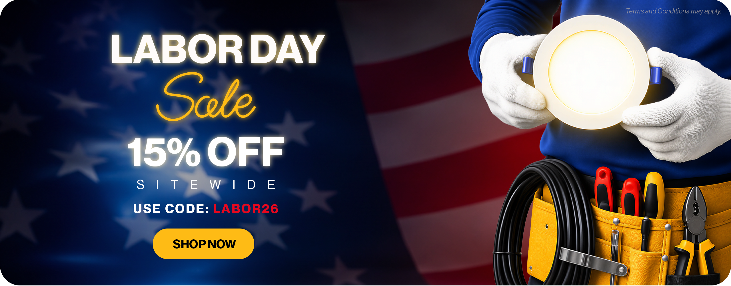 Sunco Labor Day Savings - 15% Off Sitewide