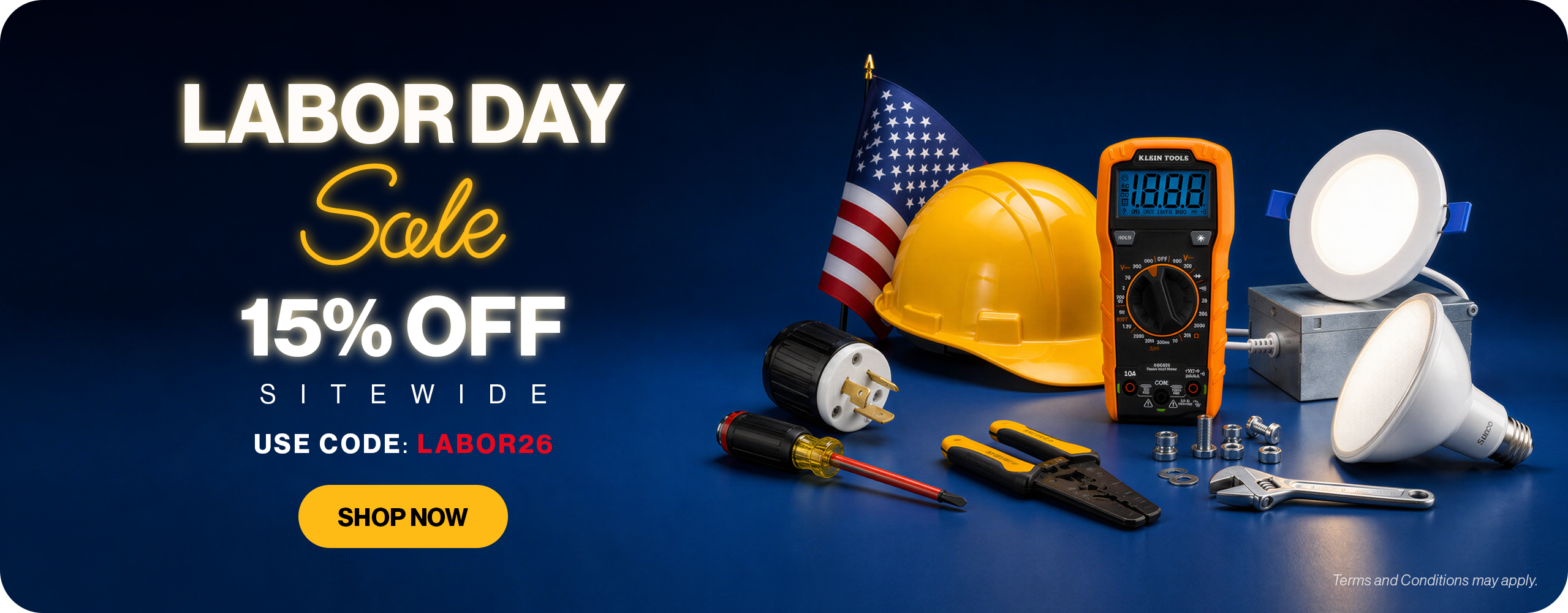 Sunco Labor Day Sale! - 15% Off everything