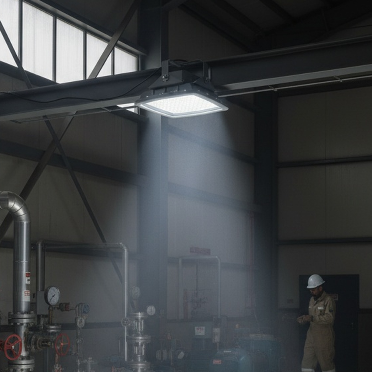 Explosion Proof LED Flood Light, Yoke Mount, 100W, Hazardous Locations, 13000 Lumens