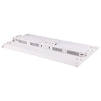 top angled view of a LED Linear high bay fixture in a white background