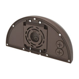 LED Half Moon Wall Pack, Full Cutoff, Dusk to Dawn Photocell, 80W/64W/48W, Selectable Wattage & CCT, 10800 Lumens