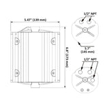 Emergency Battery, 40W/90 Min, 170 VDC Output, UFO High Bay LED Fixtures