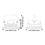 Explosion Proof LED Flood Light, Yoke Mount, 100W, Hazardous Locations, 13000 Lumens