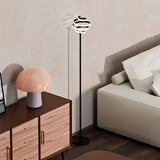 59" Sand Black LED Floor Lamp, 1100 Lumens