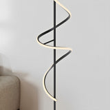 51" Sand Black LED Floor Lamp, 1500 Lumens