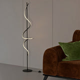 51" Sand Black LED Floor Lamp, 1500 Lumens