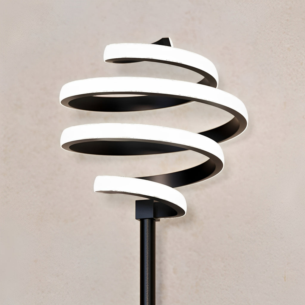59" Sand Black LED Floor Lamp, 1100 Lumens