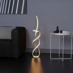 55" Matte Gold LED Floor Lamp, 2400 Lumens
