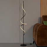 51" Sand Black LED Floor Lamp, 1500 Lumens