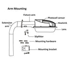 Mounting Arm Kit for Bronze LED Barn Light