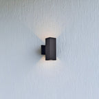 LED Black Wall Sconce, Dusk to Dawn, 18W, Raven, 1500 Lumens