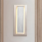 LED Brushed Aluminum Wall Sconce, 18W, Maya, Selectable CCT, 1100 Lumens
