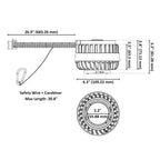 Commercial Recessed LED Can Light, 30W/25W/20W, Selectable Wattage & CCT, 2100 Lumens