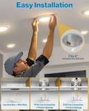 Installation is simple and quick. Fits soffit, double drywall ceilings, and ceiling spaces that are as small as 2".