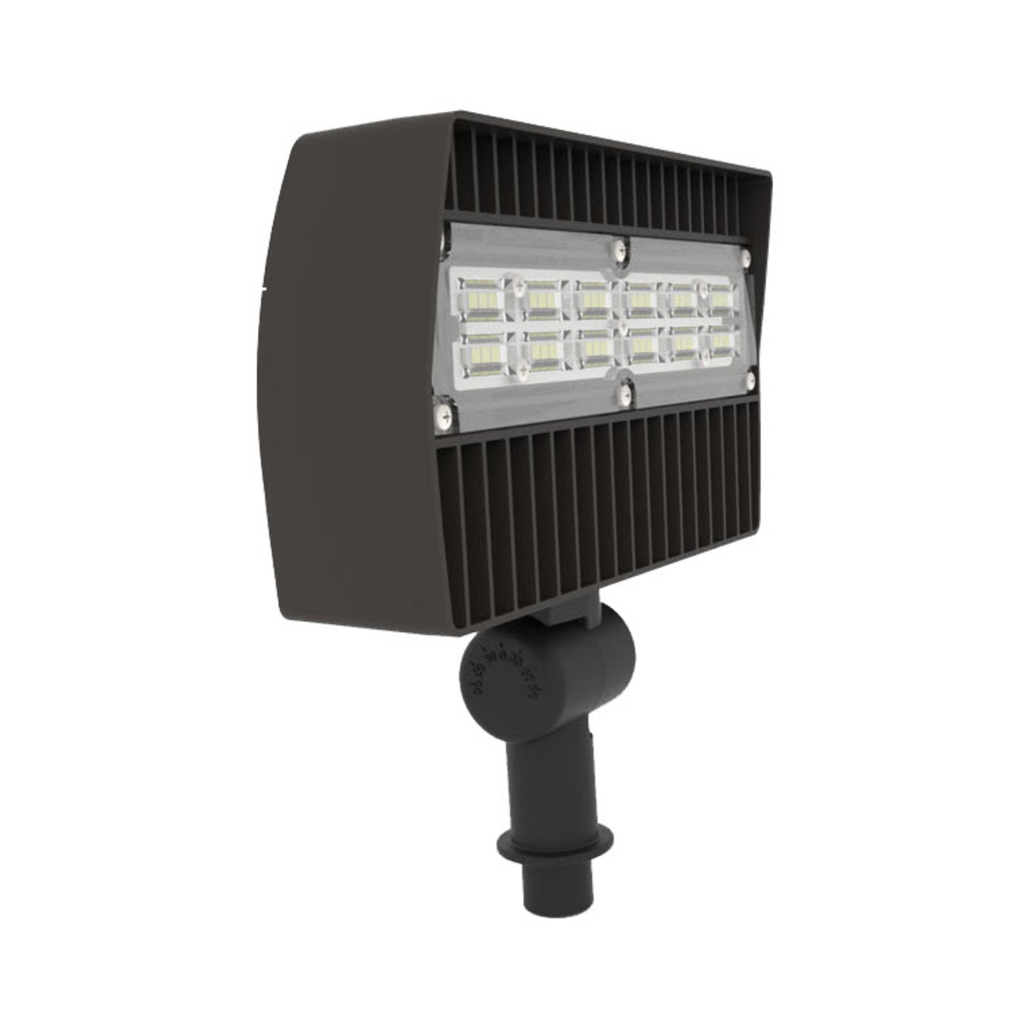 LED Mini Flood Light, U-Bracket Mount, Black, 45W, 5600 Lumens