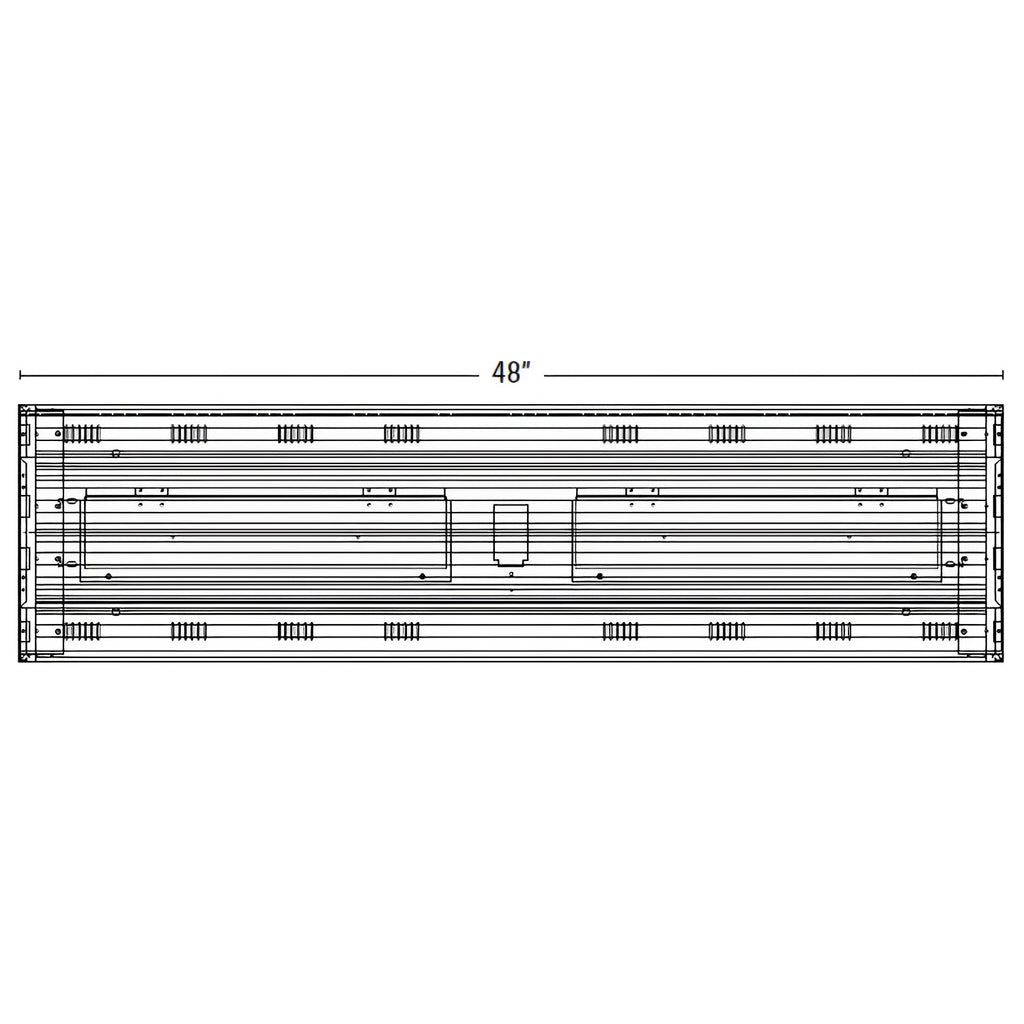 Side Dimension of LED Ready High Bay Fixture