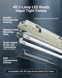 Commercial grade quality of the fixture defines its endurance against frequent use and harsh conditions without compromising functionality.
